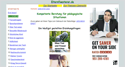 Desktop Screenshot of elternfluesterer.de
