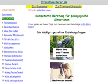 Tablet Screenshot of elternfluesterer.de